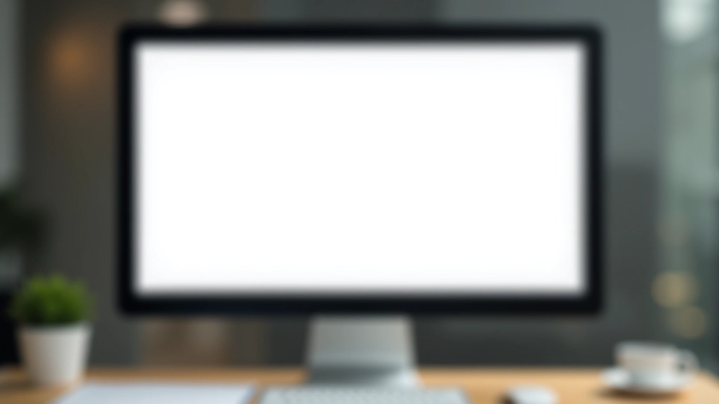 Visual hierarchy structure on a landing page with clear focal points